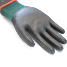 13G Black Polyester Safety G40 PolyUrethane PU Coated Gloves